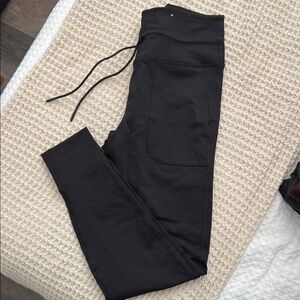 Black High-Waisted Leggings